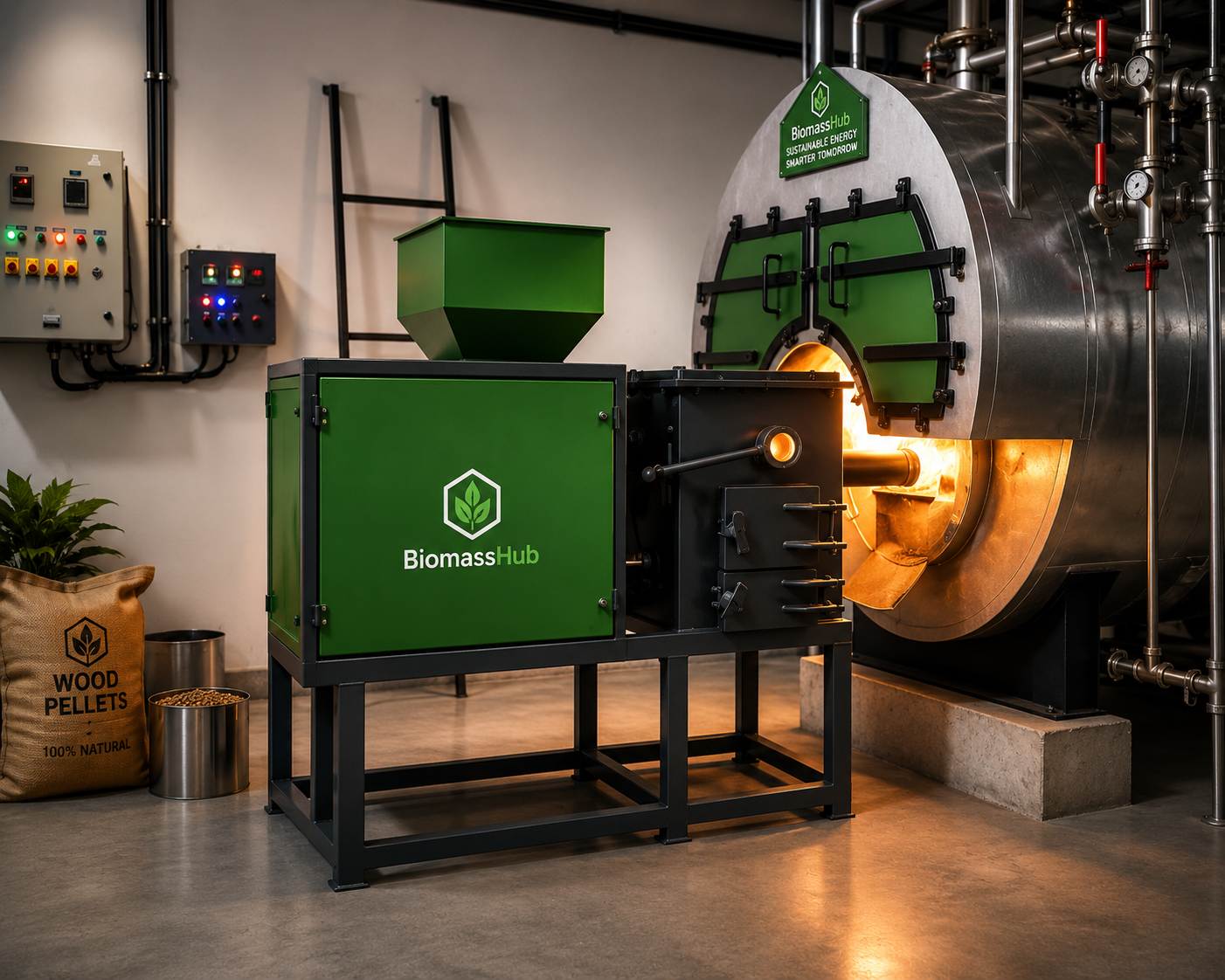 Biomass Burner Triple-Win Impact