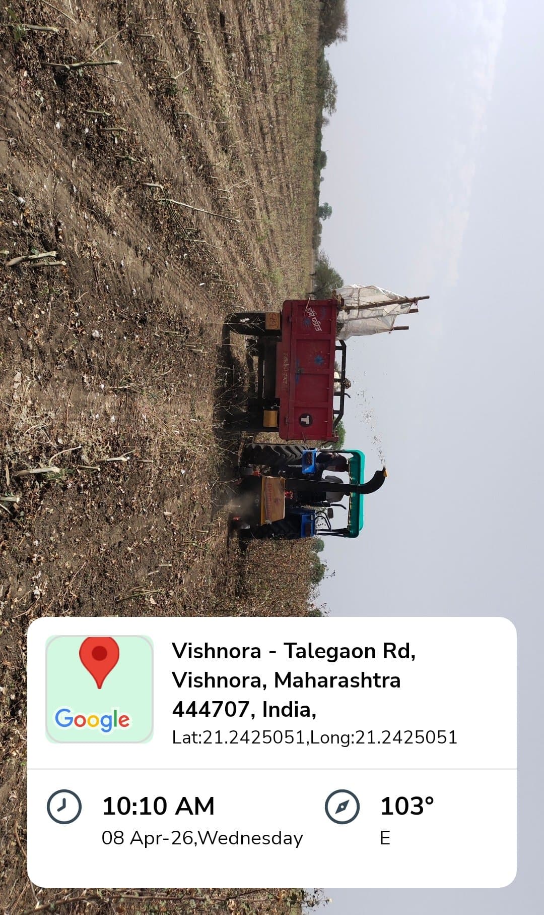 GPS tagged farm collection